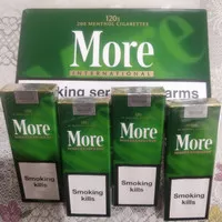Rokok Import More Menthol 120s