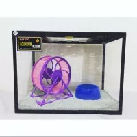 paket aquarium hamster plus serbuk