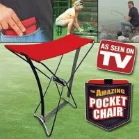 Kursi Lipat Serbaguna Pocket Chair Portable Folding Stool 