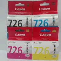 Tinta Printer Canon 726 Black, Cyan, Magenta, Yellow 1set