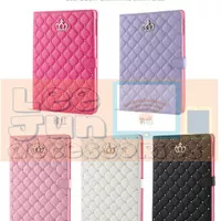 iPad 2/3/4 Luxury Crown with Strap Smart Flip Cover / Case (Hard)