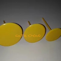 Paku Mawar Plastik 3pcs/Set Kuning