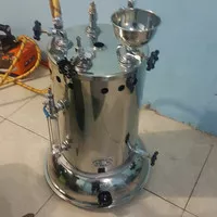 Setrika Uap Boiler Gas Laundry Maomoto 10 Liter