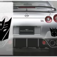 Stiker mobil transformer Decepticon sticker keren murah 10cm Laptop HP