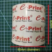 Kertas Thermal / Thermal Paper - e-print - 80mm x 80mm(diameter)