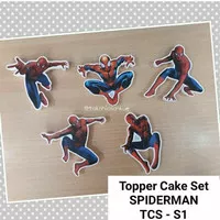 Topper cake set Spiderman