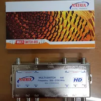 Multiswitch 4x6 Matrix ( 2LNBF 6Receiver atau 6TV )