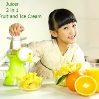 GIOCOSO 2 in 1 Hand Juicer Ice Cream Maker Penggiling Penghalus Jus