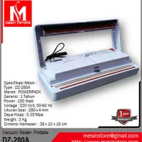 Vacuum Sealer Portable POWERPACK DZ-280A House Hold Portabel