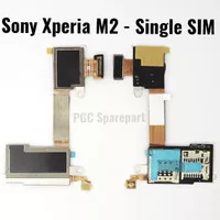 Flexible PCB Connector Konektor Single SIM Card Sony Xperia M2 D2305