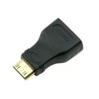 Mini HDMI Male to HDMI Female Adapter Converter Ke Connector Konverter