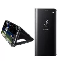 Flip Case Clear Mirror S View Samsung Galaxy S6 Edge Auto Lock Cover