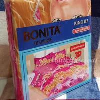 Bonita sprei set B2 Lovely Princes 3D king size 180 x 200 bantal 2 set