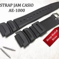 Tali Strap Jam Casio AE-1000 - AE 1000 - AE1000 Hitam Bonus Spring Bar