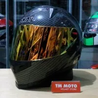 Helm Snail FFs1 Motif Carbon - Visor iridium Red