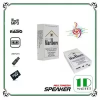 Mini Speaker Kotak Rokok Support MP3 dan Radio Portable Music Player