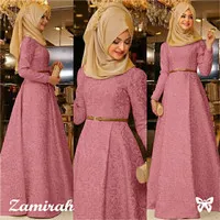 Hijab Maxi Zamirah 3in1 Pink