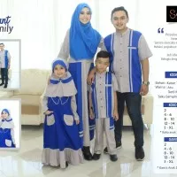 Couple baju muslim sarimbit keluarga SRG.E02 Abu Dewasa Silmi Fashion