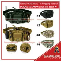 Waistbag Waistpack Tas Pinggang Tactical Military Army Model T08