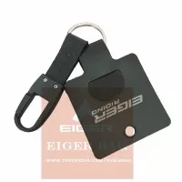 Gantungan Kunci Eiger 910003178 001 Black Aston Keychain Original