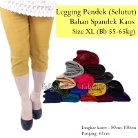 Legging 7/8 Bahan Kaos Jumbo - Grosir Legging Wanita