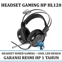 Headset HP Gaming H120 (Black) - Original Resmi