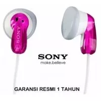 Sony Earphone MDR-E9LP Original Garansi 1 thn