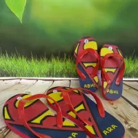 sandal jepit unik karakter superman FREE desain sendiri