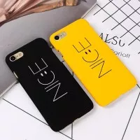 Fashion Hard Case NICE Emoticon Smile Yellow IPhone 5 5s SE 6 6s 7 8 P