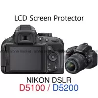 Anti gores LCD Screen Protector Guard Kamera Nikon DSLR D5100 D5200