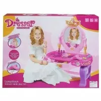 Mainan anak perempuan beauty meja rias DRESSER LUXURIOUS TABLE-88018A