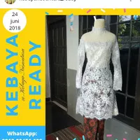 kebaya nusantara KEBAYA IJAB PUTIH kebaya brokat pengantin