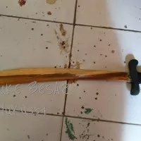 Mainan pedang kayu jati type zulfikar