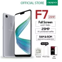 OPPO F7 Smartphone 4GB/64GB (Garansi Resmi OPPO Indonesia)