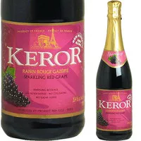 KEROR Sparkling Red Grape/Minuman Soda juice Anggur Merah Import 750ml