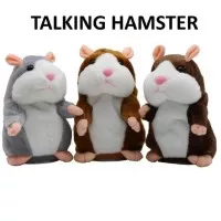 Boneka Talking Hamster/Speak Hamtaro Termasuk Baterai