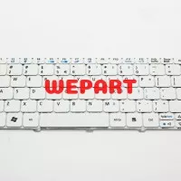 Keyboard Laptop Acer Aspire ONE 532 532H 532G AO522 AO532H D255 White