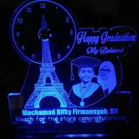 lampu hias frame foto plakat acrylic akrilik kado unik costum custom