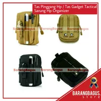 Tas Pinggang HP / Tas Gadget Tactical / Dompet / Sarung Hp Organizer