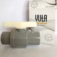 Ball valve pvc 1/2 inci polos di lem stopkeran plastik stopkran p alep