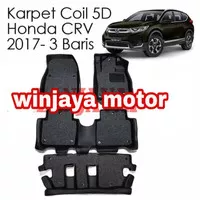 Karpet Mobil 5D Coil Honda CRV 2017 Mat 3 Baris