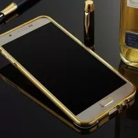 Case Alumunium Samsung Galaxy S7 Edge G935F Bumper Mirror Slide