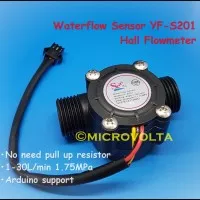 Water Flow Sensor Hall Flowmeter YF-S201 for Arduino