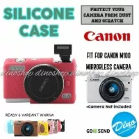 Silicone Canon EOS M100 Silikon Case / Sarung Kamera Mirrorless Camera