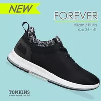 Sepatu tomkins wanita forever black white
