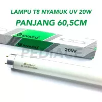 Lampu T8 Nyamuk UV EVACO 20W Lampu Nyamuk 20 watt Ultraviolet 60.5cm