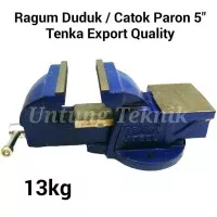 TENKA 125mm Heavy Duty Bench Vice - Ragum Duduk - Catok Paron