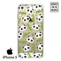 Panda Bamboo Casing Iphone 5 5s Anti Crack Anticrack Custom Case HP