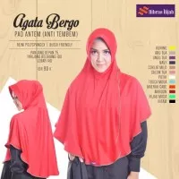 Jilbab kerudung syari murah nibras hijab agata bergo pad