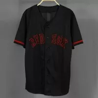 JERSEY BASEBALL - BAJU BASEBALL - KAOS BASEBALL redsox hitam